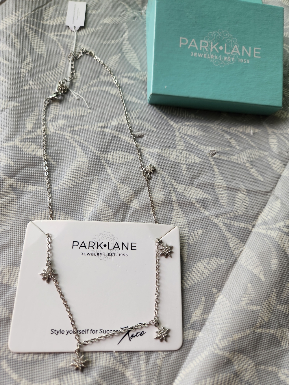 Park Lane Silver Star Station Necklace